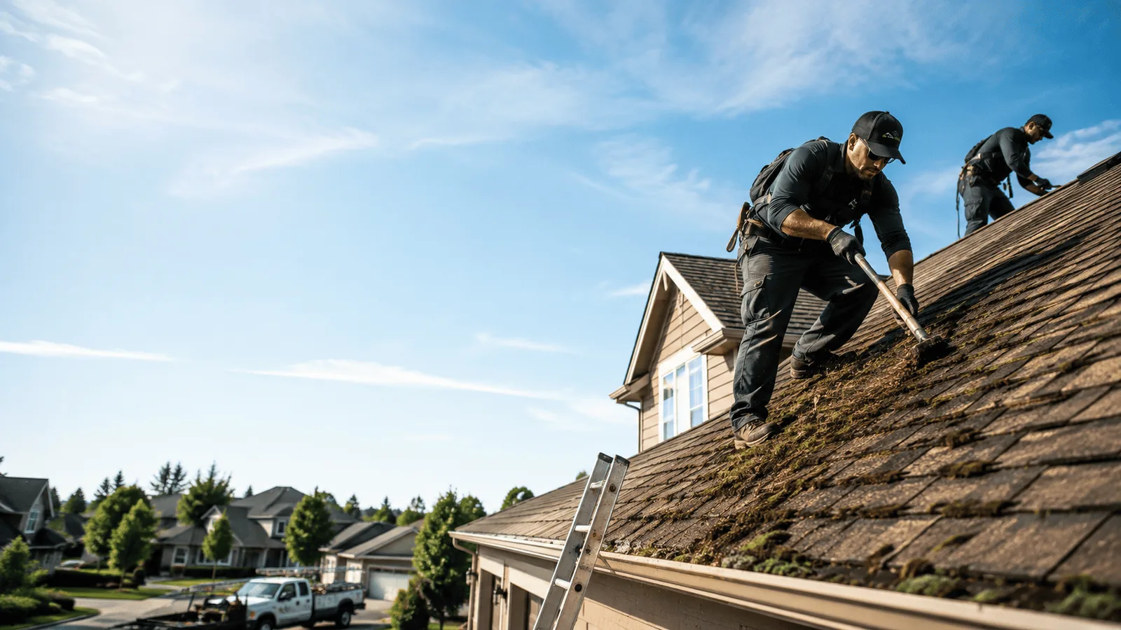 Roof Moss Removal in Center Line, MI near me